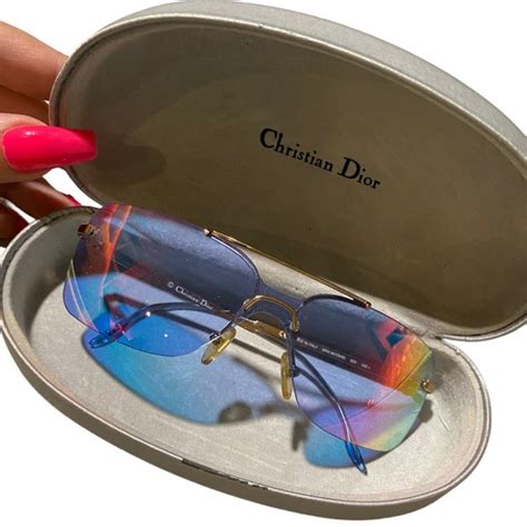 mini motard dior|Christian Dior Mini Motard Rimless Sunglasses .